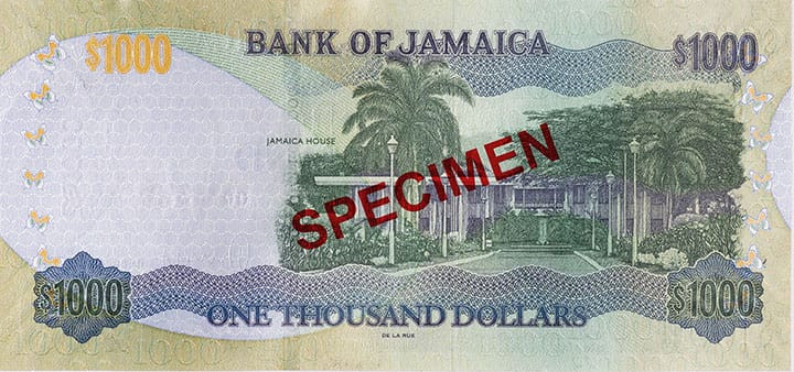 Exploring Jamaica Money: The 1000 Jamaican Dollar Banknote