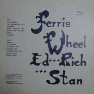 Ferris Wheel Supernatural Girl mono pressing vinyl record cover