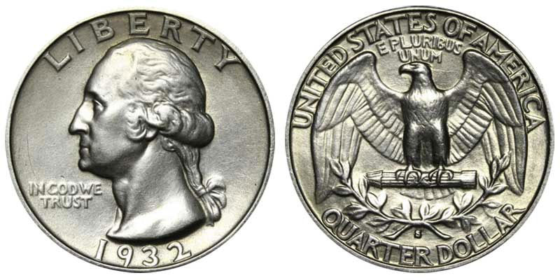 1932 Silver Quarter