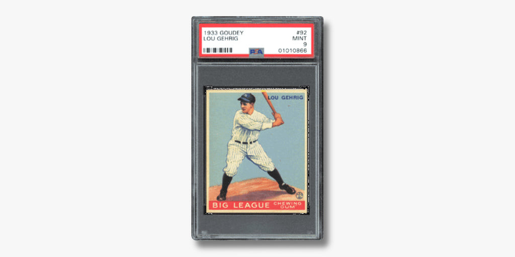 1933 Goudey #92 Lou Gehrig