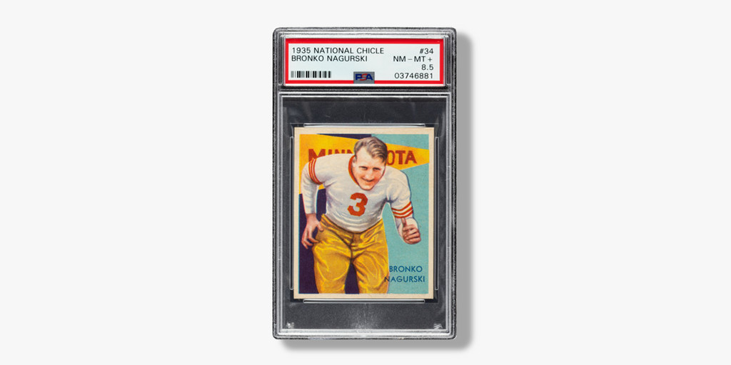 1935 National Chicle Bronko Nagurski #34