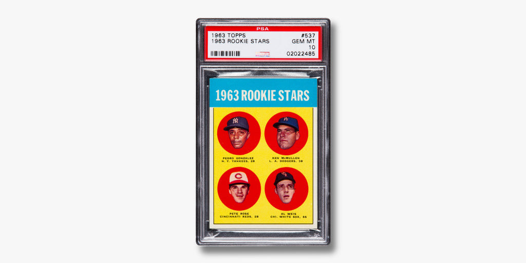 1963 Topps #537 Pete Rose Rookie Card