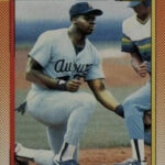 1990 Topps #414 No Name On Front Variation Frank Thomas Rookie Card