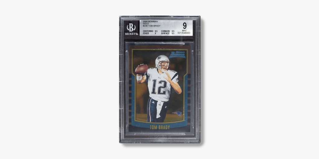 2000 Bowman Gold Tom Brady (#12/99) #236