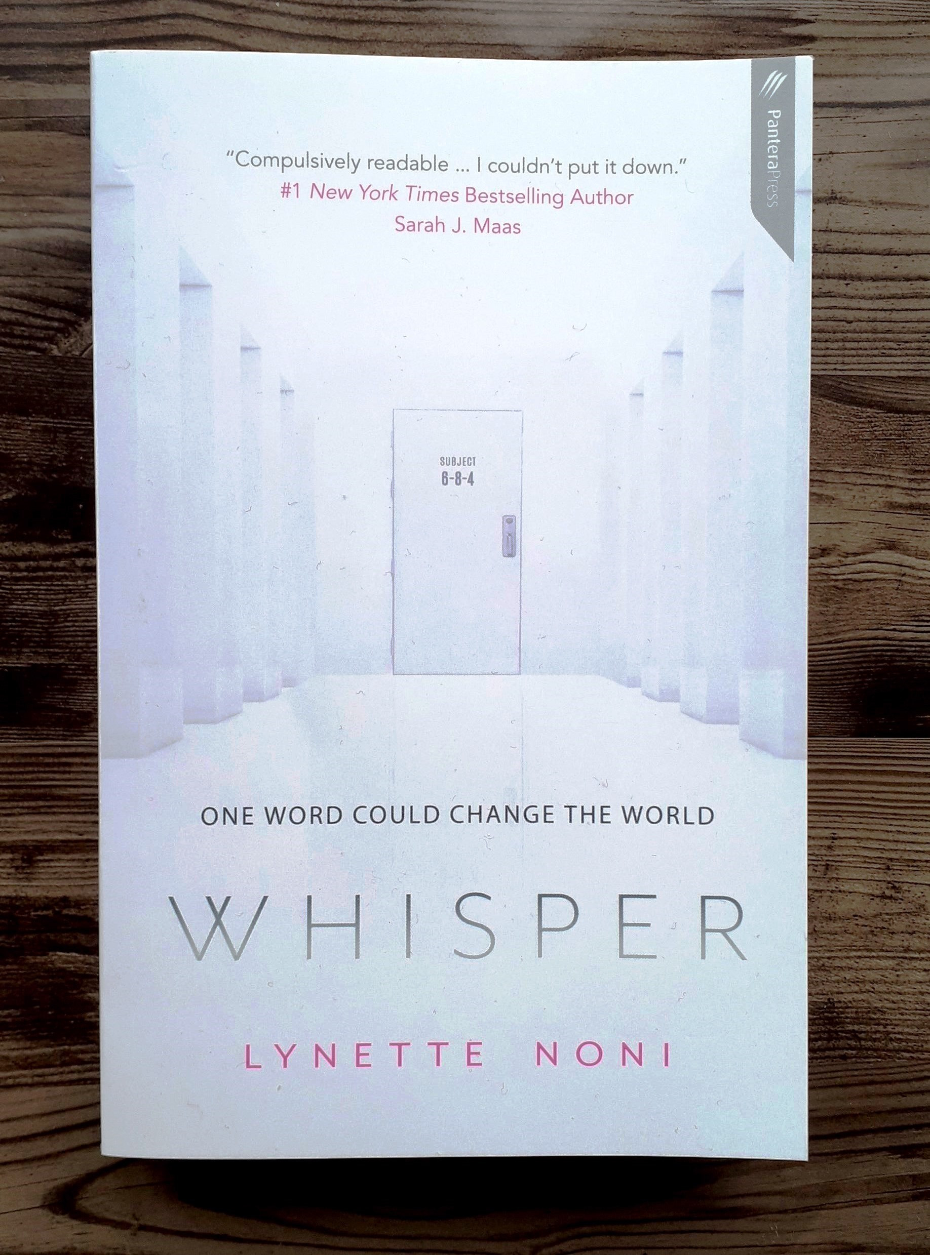 alt text: Whisper by Lynette Noni, the featured book in the Booked For The Weekend box