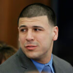 Aaron Hernandez and Shayanna Jenkins-Hernandez in court