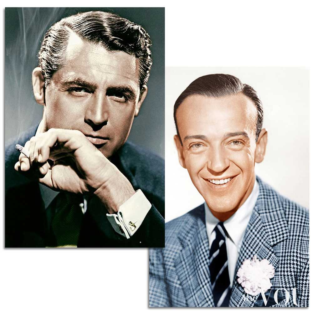 Cary Grant and Fred Astaire Old Money Hairstyle The Classic Side Part