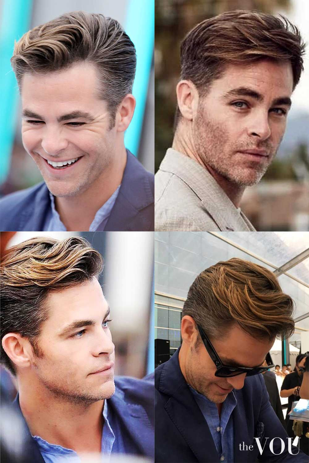 Chris Pine Quiff Old Money Hairstyle