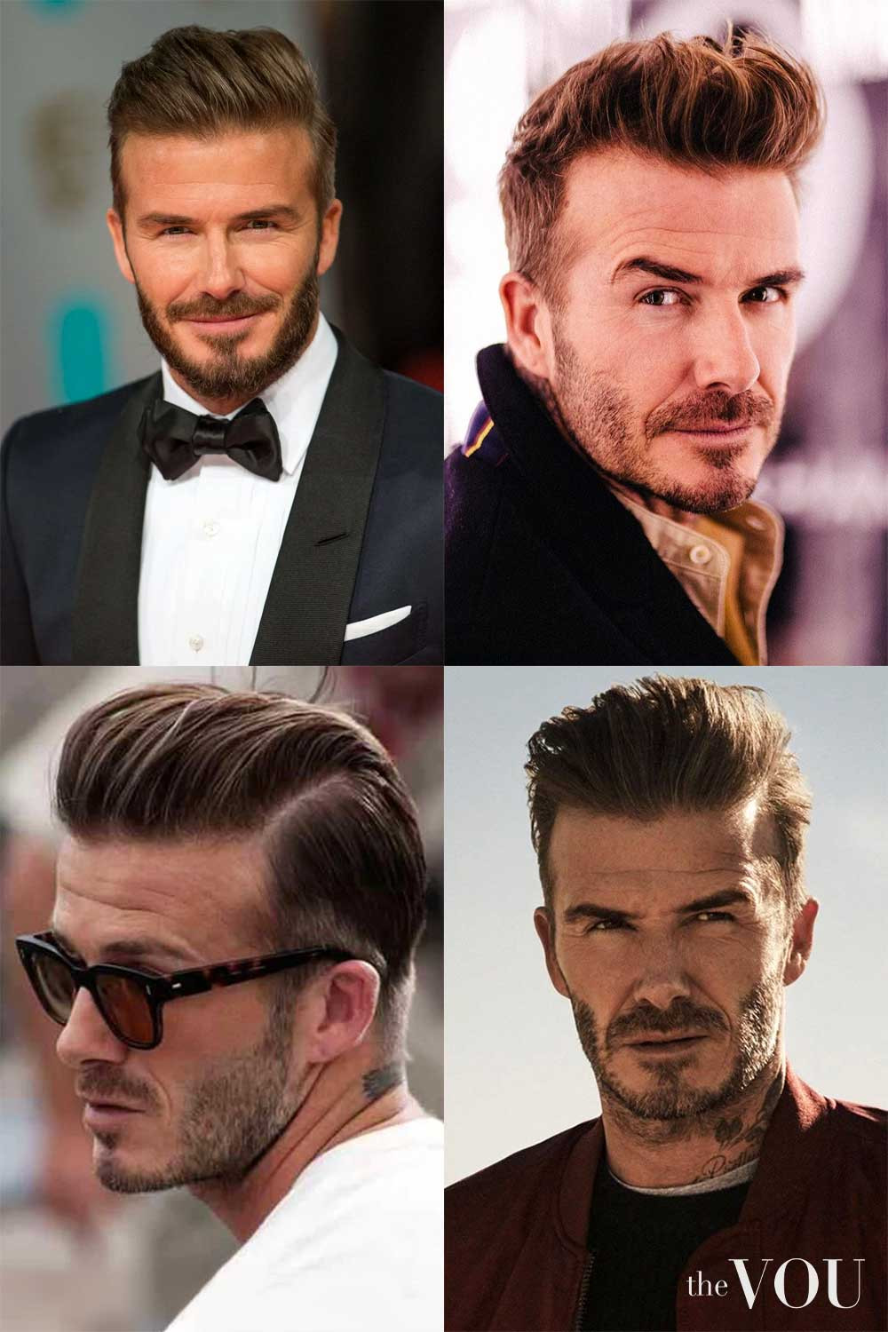 David Beckham Pompadour Old Money Hairstyle