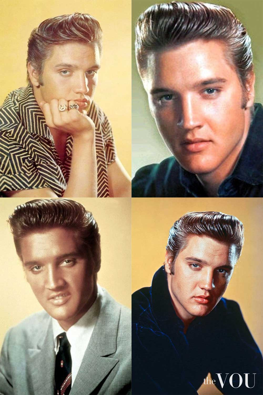 Elvis Presley Classic Pompadour Old Money Hairstyle