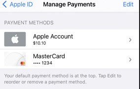 Apple gift card redemption process on a mobile device