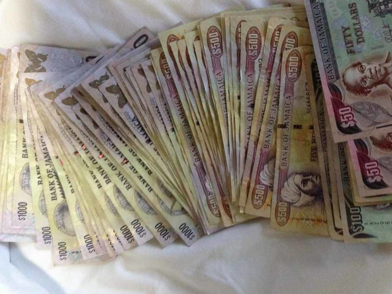 Jamaican Dollars of Various Denominations