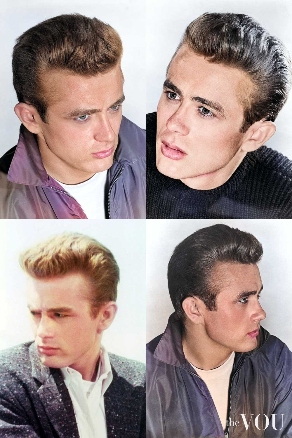 James Dean Classic Pompadour Old Money Hairstyle