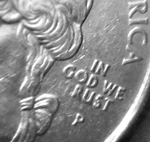 2005 kansas state quarter error, "in god we rust" valuable american coin