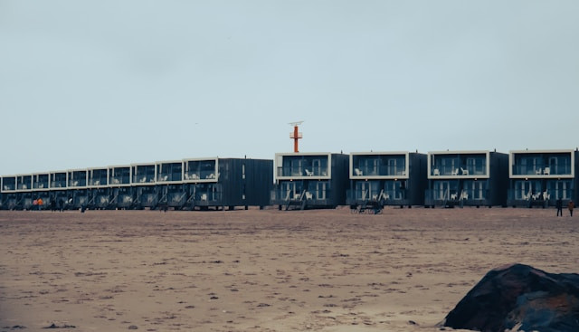 Mobile homes on the Sand