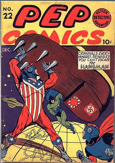 Pep Comics #22 cover, featuring Archie, Betty, and Jughead, the first appearance of Archie comics characters