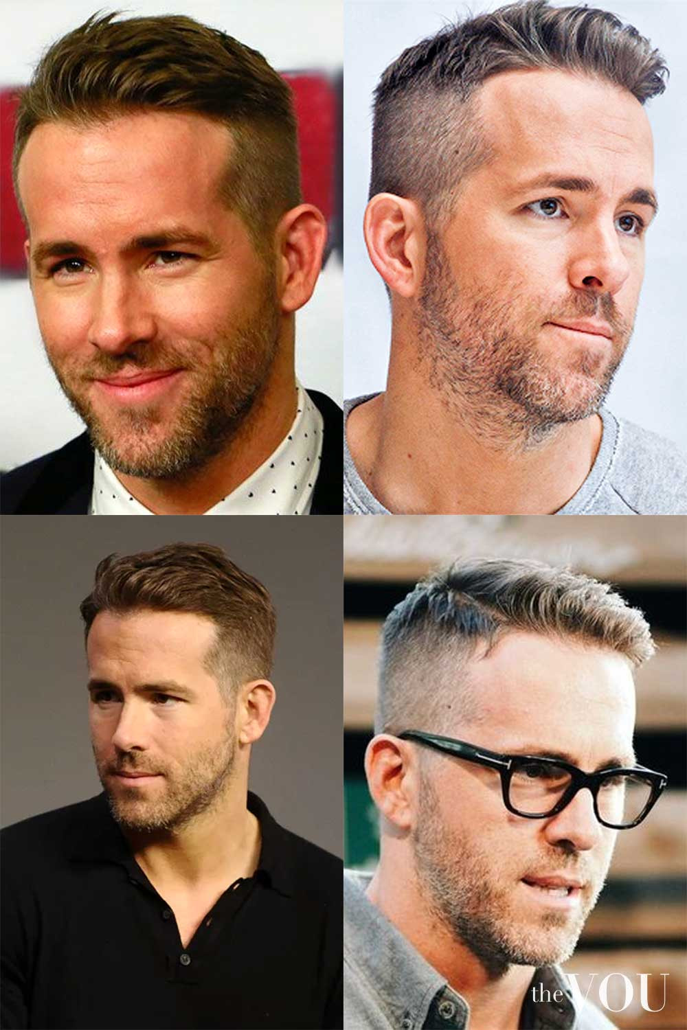 Ryan Reynolds Taper Fade Old Money Hairstyle