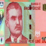 Front and back of the 200 Lek banknote featuring Naim Frashëri.