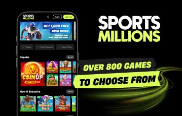 SportsMillions Mobile View