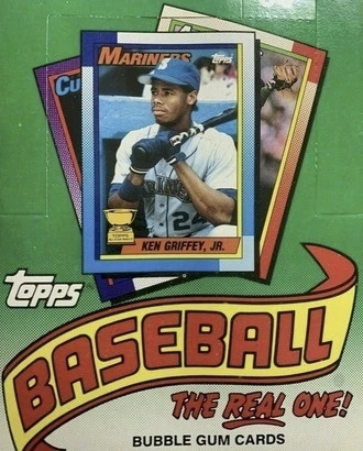 Unopened Box of 1990 Topps Baseball Cards
