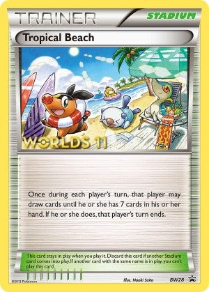 Tropical Beach Pokemon card
