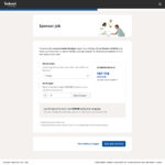 Sponsored Job Posts on Indeed showing options