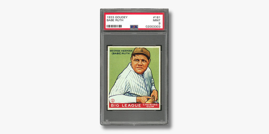 1933 Goudey #181 Babe Ruth