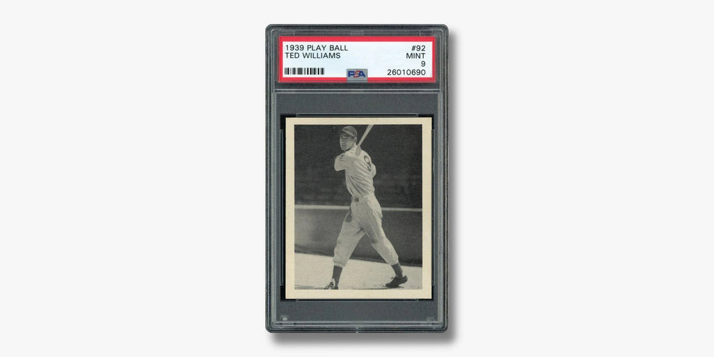 1939 Play Ball #92 Ted Williams Rookie Card