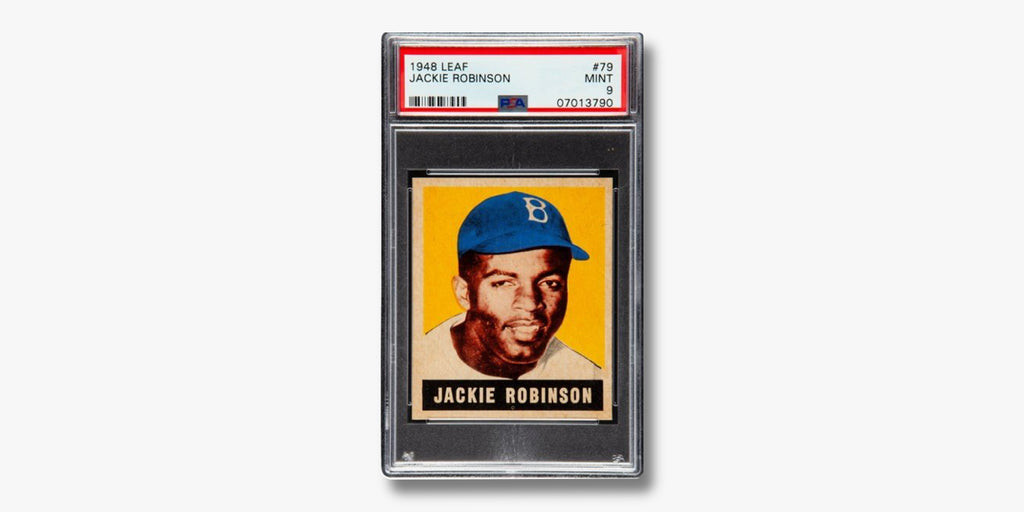 1948 Leaf #79 Jackie Robinson Rookie Card
