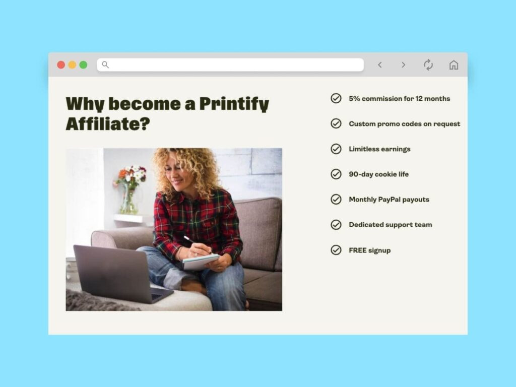 Affiliate marketing benefits.