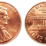 2000 Wide AM Lincoln Memorial Cent Penny