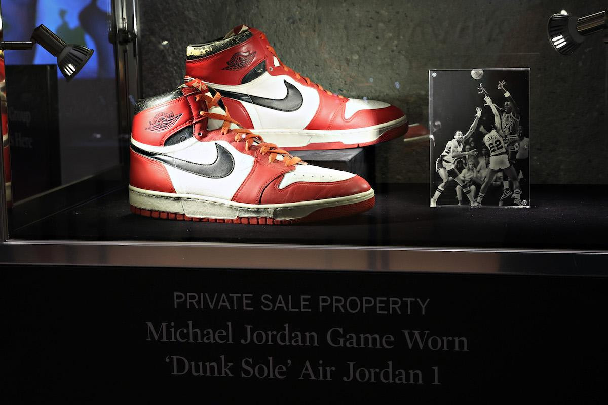 A pair of Michael Jordan