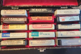 Collection of Vintage 8-Track Tapes