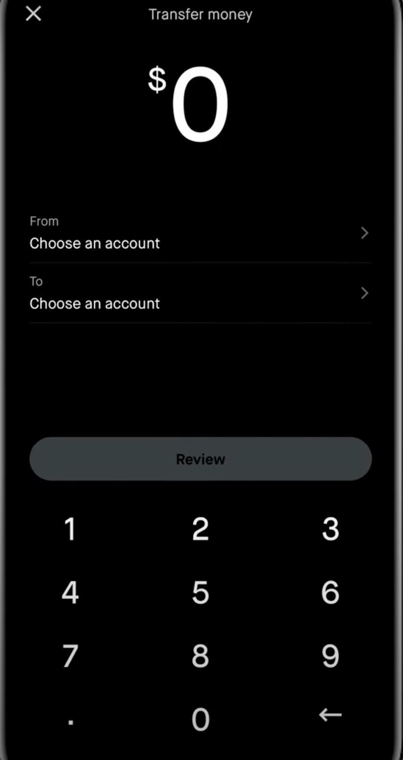 Withdraw Amount on Robinhood