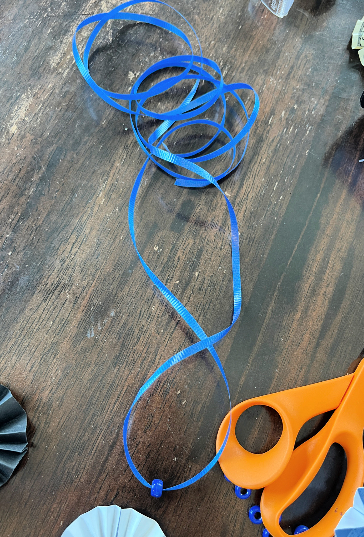 Threading Folded Money onto String