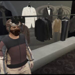 GTA 5 character using thermal goggles for spotting enemies during a mission, showcasing tactical gear for money-making
