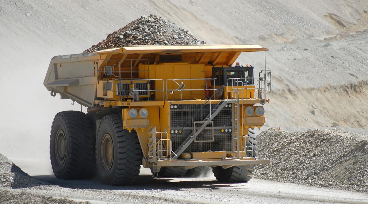 Mining truck driver