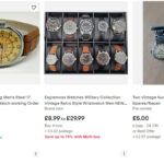 Watch showing sponsored ebay post example