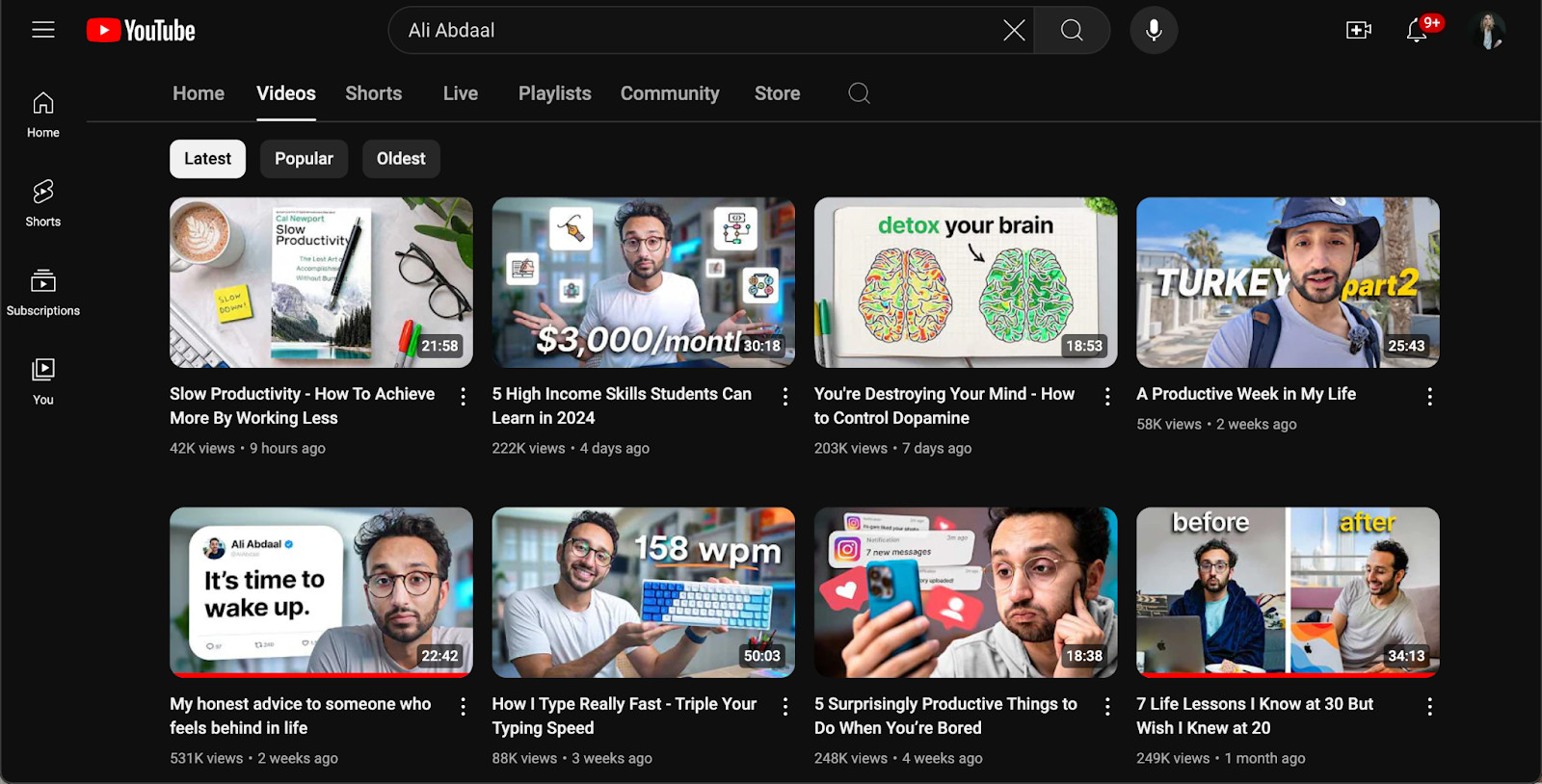 Motivational speeches, do very well on YouTube