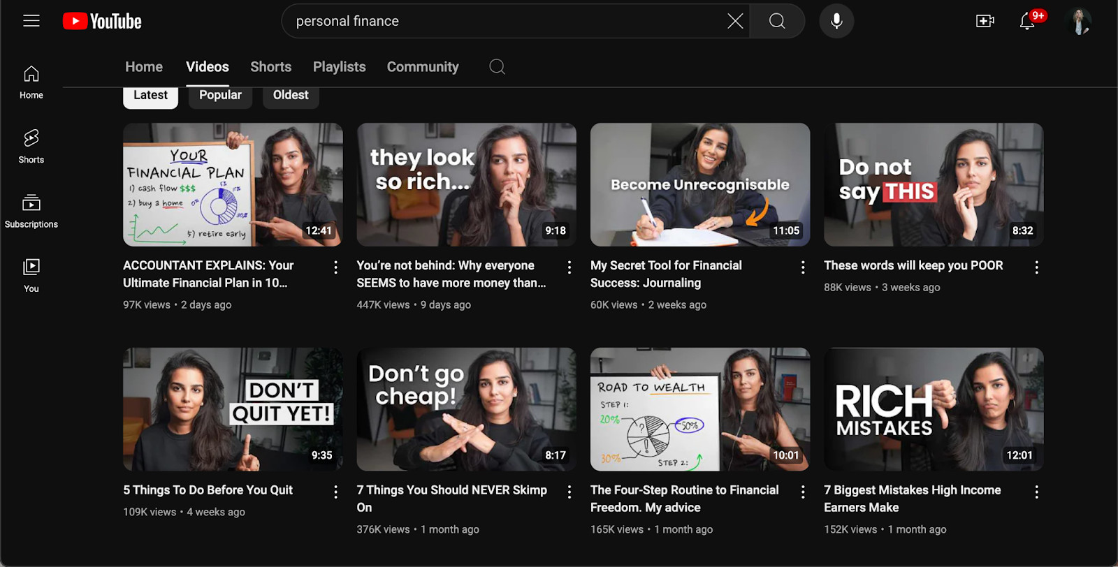 Personal finance is one of the most profitable niches on YouTube