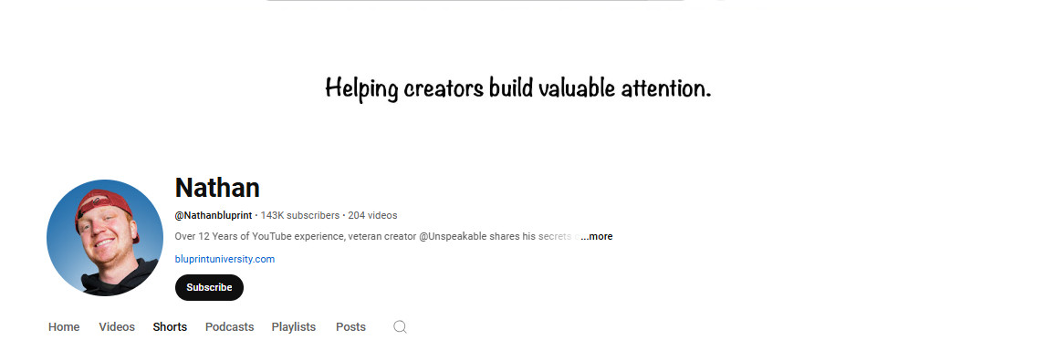 Nathan Bluprint sharing his earnings from a video with 10 million views, earning over $9,000 in the first 24 hours and eventually reaching $102,315
