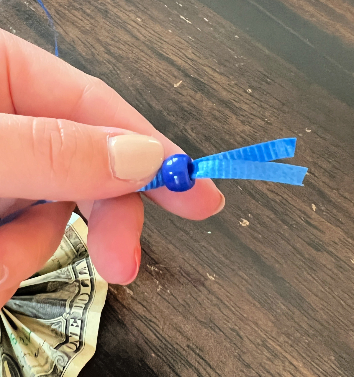 Making a Money Lei for Graduation