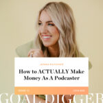 Podcast microphone on a desk