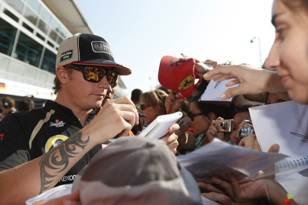 Formula 1 driver celebrates a race win