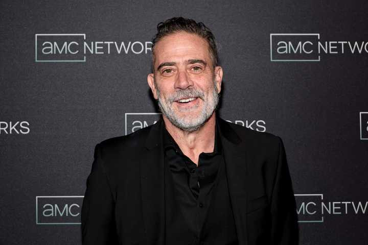 Jeffrey Dean Morgan attends the AMC Network's Upfront at Chelsea Factory in New York City, showcasing his role as Negan and his earnings from The Walking Dead