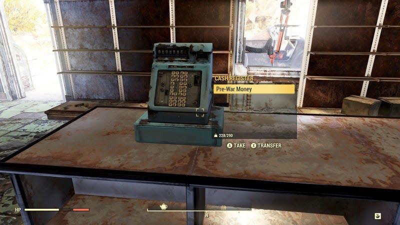 Cash Register With Pre-War Money Fallout 76