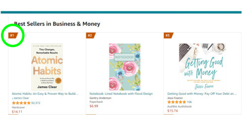 The Amazon Best Seller badge