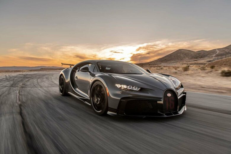 Bugatti Chiron Pur Sport on the Track