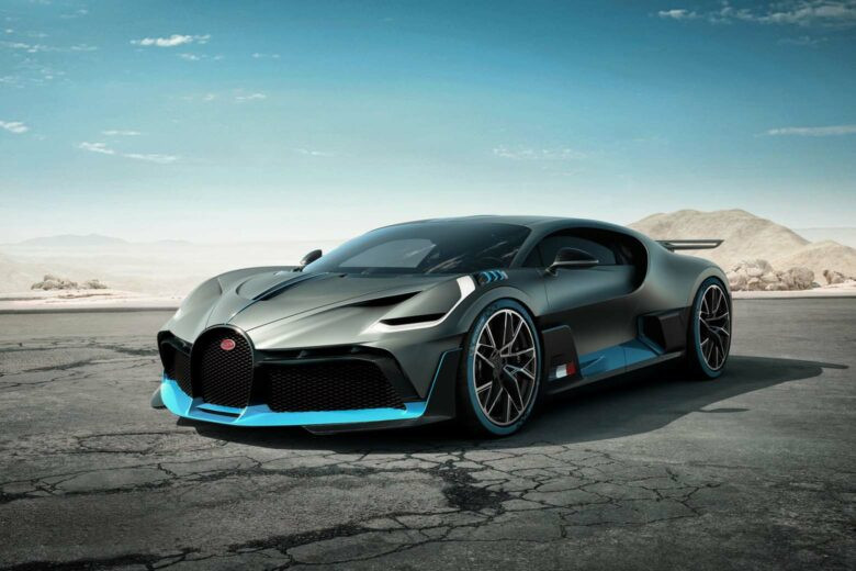 Bugatti Divo on a Winding Road