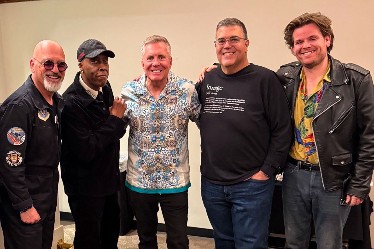 Matt Morrow (center) with Howie Mandel (left) and the author (right).